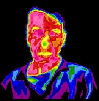 Thermogramme de la face