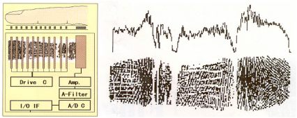 capacitance measurement of wrinkles